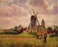 the knocke windmill belgium Camille Pissarro